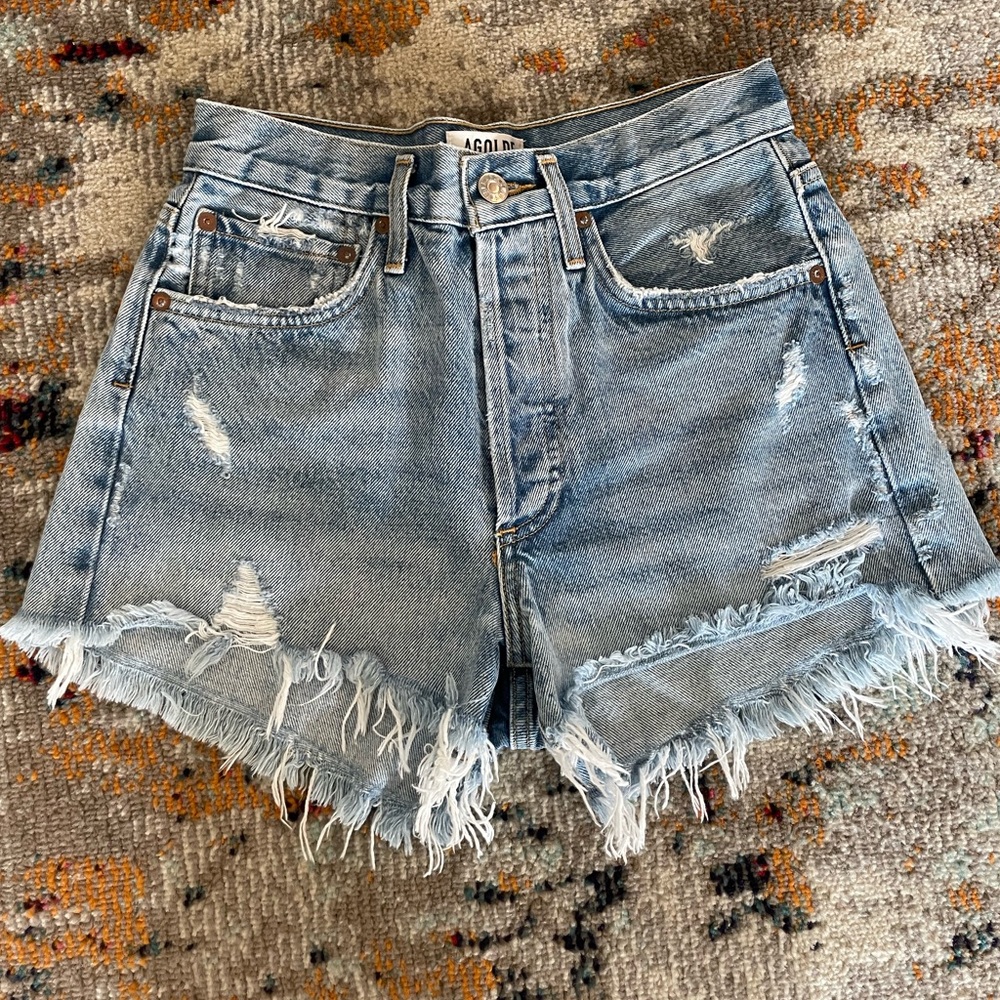 Agolde Denim Shorts 23 Parker Vintage